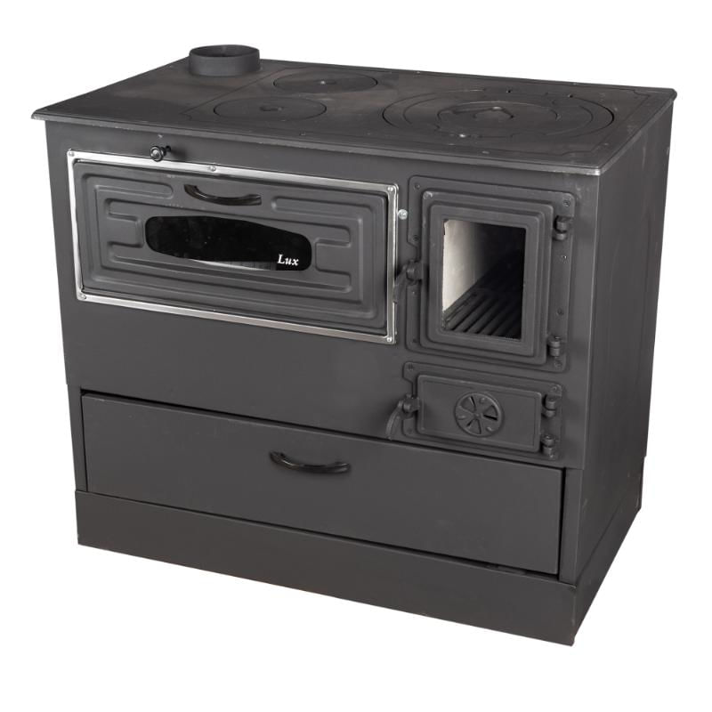 Casa si Gradina - Termice - Sobe, Seminee si accesorii - Sobe - Soba pe lemne 9kW Grand Fantazia Lux, cos stanga - Infinity.ro