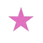 Carti si Birotica - Papetarie - Afise si stickere - Set stickere decorative, Stelute roz Glitter, 16 bucati, 3.5x3.5 cm - Infinity.ro