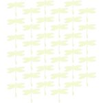 Casa si Gradina - Decoratiuni - Stickere decorative - Set stickere decorative, Libelula, lumineaza in intuneric, 7.6x6.5 cm, 35 buc - Infinity.ro