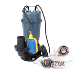 Casa si Gradina - Gradinarit si plante - Instalatii si accesorii pentru irigatii - Pompe apa - Pompa apa murdara din fonta cu plutitor Eurotec, 3000 W, 10 mc/h, 20 m refulare + Furtun cu capete 2" 20 M - Infinity.ro