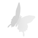 Casa si Gradina - Decoratiuni - Stickere decorative - Set 25 Stickere decorative perete FLUTURI 10X10 CM, Alb - Infinity.ro