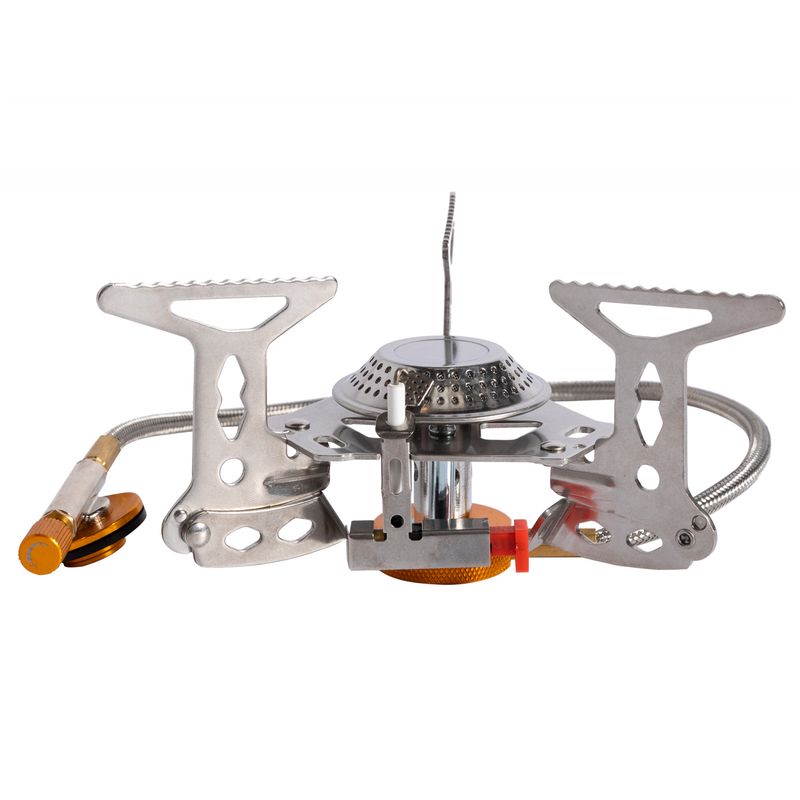 Sport si Outdoor - Camping - Bucatarie de camping - Arzatoare si accesorii - Aragaz camping pliabil aprindere piezo 150*85mm - Infinity.ro