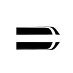 Auto si Moto - Piese auto si accesorii - Interior auto - Accesorii interior - Set 2 stickere auto forma abstracta, negru, 84x14.5 - Infinity.ro