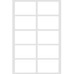 Carti si Birotica - Papetarie - Notite autoadezive - Set 150 Etichete autoadezive, albe, dreptunghiulare, de scris cu markerul, 3 x 5 cm - Infinity.ro