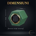 Fashion, accesorii si bijuterii - Barbati - Bijuterii barbati - Ceasuri barbati - Cutie intors ceas automatic, watch winder, Ava-Stars ®, Piele, Verde - Infinity.ro
