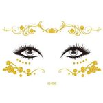 Ingrijire personala si Cosmetice - Ingrijire personala - Ingrijire corp - Tatuaje temporare - Tatuaj temporar pentru fata auriu VS30 - Infinity.ro