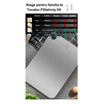 Casa si Gradina - Bucatarie si vesela - Ustensile bucatarie - Tocatoare de bucatarie - Tocator de bucatarie din titan FOtehniq V4 29x20x0.2 cm, fara miros, usor de curatat, potrivit pentru masina de spalat vase - Infinity.ro