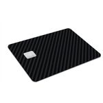 Casa si Gradina - Decoratiuni - Stickere decorative - Folie Skin Autocolanta pentru Carduri bancare, cu Cip Mare patrat, Negru carbon, acoperire totala - Infinity.ro