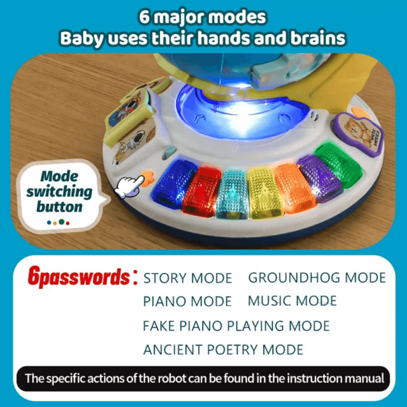 Jucarii, Copii si Bebe - Jucarii si jocuri - Jucarii & jocuri educative - Jocuri si jucarii educative - Glob pamantesc copii cu lumini si muzica - Puzzle interactiv - Infinity.ro