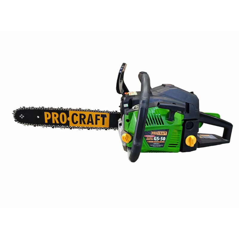 Casa si Gradina - Gradinarit si plante - Utilaje gradina - Fierastraie cu lant - Drujba pe benzina PROCRAFT GS-50 , 2 T, 52 cc, 8000 rpm - Infinity.ro