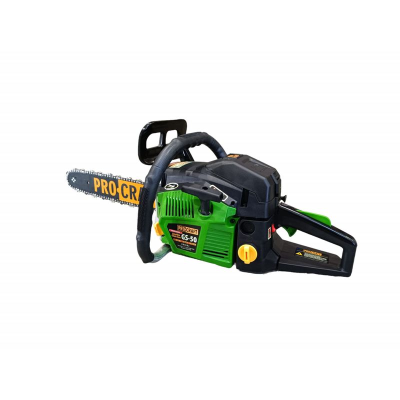 Casa si Gradina - Gradinarit si plante - Utilaje gradina - Fierastraie cu lant - Drujba pe benzina PROCRAFT GS-50 , 2 T, 52 cc, 8000 rpm - Infinity.ro