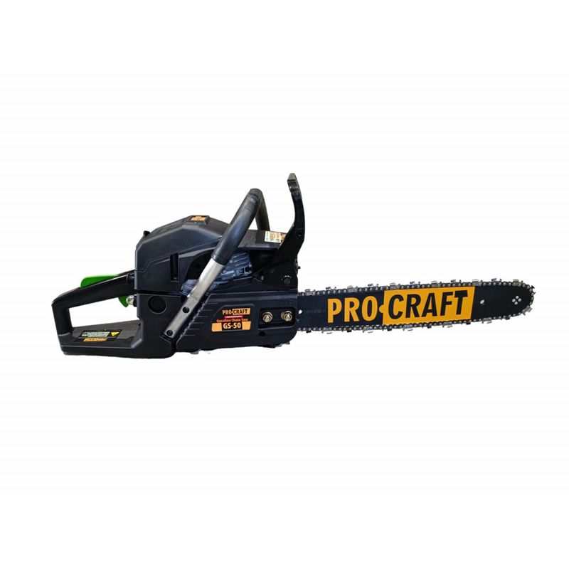 Casa si Gradina - Gradinarit si plante - Utilaje gradina - Fierastraie cu lant - Drujba pe benzina PROCRAFT GS-50 , 2 T, 52 cc, 8000 rpm - Infinity.ro