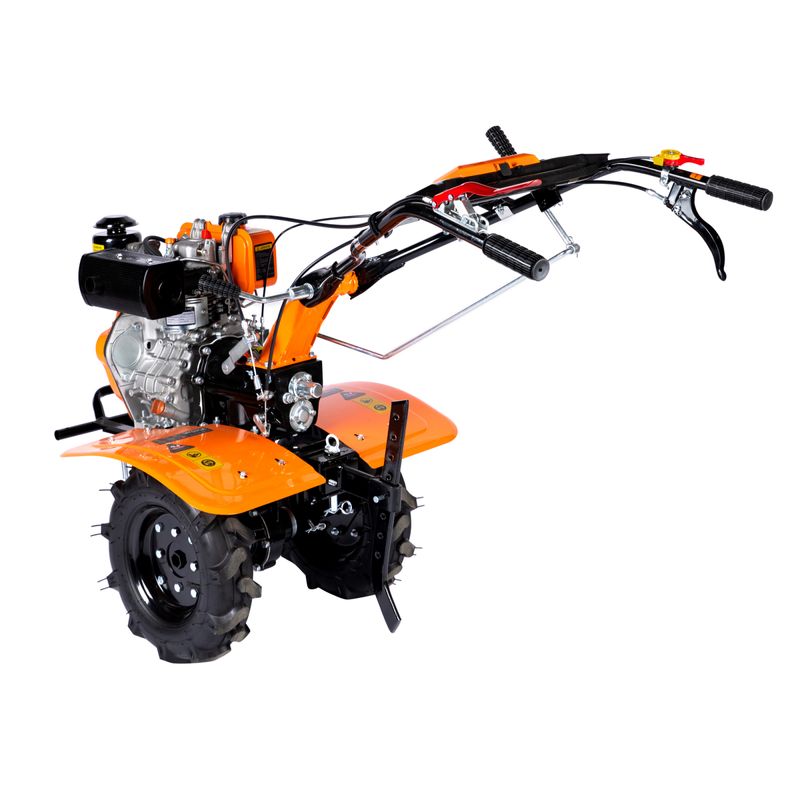 Casa si Gradina - Gradinarit si plante - Utilaje gradina - Motosape si motocultoare - Motocultor DETOOLZ 7CP 280CC, motorina, 4T, 3 viteze, pornire manuala, cu roti - Infinity.ro
