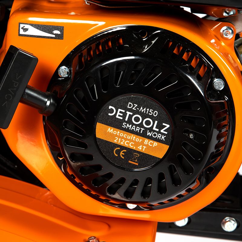 Casa si Gradina - Gradinarit si plante - Utilaje gradina - Motosape si motocultoare - Motocultor DETOOLZ DZ-M150, 8 CP, 212 CC, motor 4 timpi - Infinity.ro