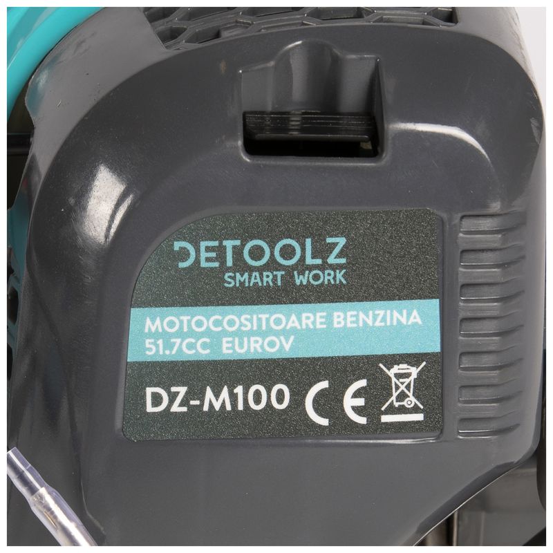 Casa si Gradina - Gradinarit si plante - Utilaje gradina - Coase electrice si motocoase - Motocoasa pe benzina Detoolz DZ-M100, 1.9 Cp, 51.7 CC, 3 acc. incluse - Infinity.ro