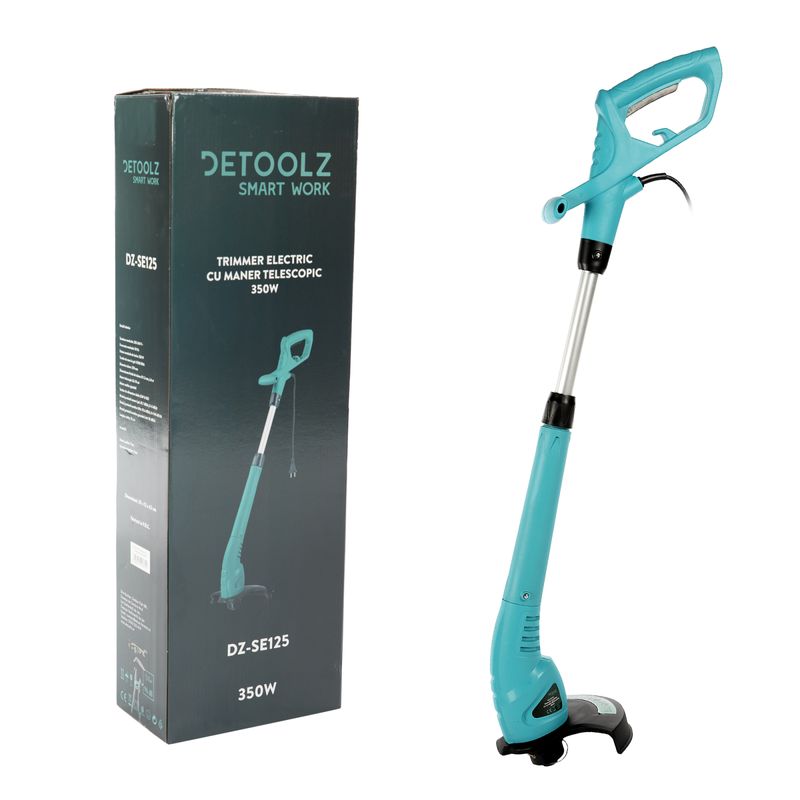 Casa si Gradina - Gradinarit si plante - Utilaje gradina - Trimmere electrice - Trimmer electric cu maner telescopic Detoolz 350W - Infinity.ro