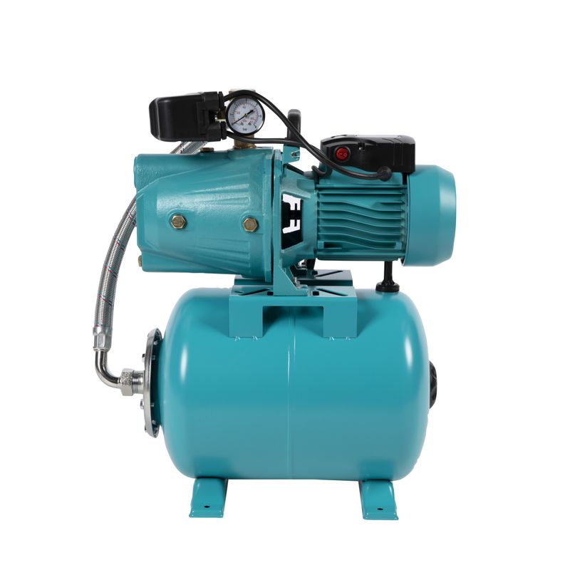 Casa si Gradina - Gradinarit si plante - Instalatii si accesorii pentru irigatii - Pompe apa - Hidrofor 24 litri, Detoolz, 0,75kW/1HP AUJS 100, absorbtie 9 m, inaltime 45 m, 3.3 mc/h - Infinity.ro