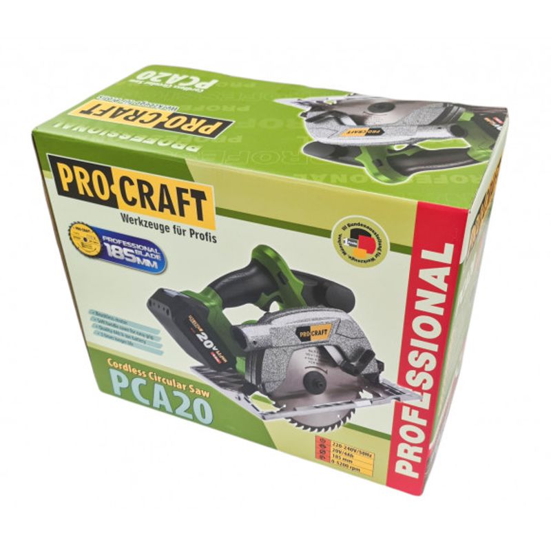 Casa si Gradina - Constructii - Scule electrice si accesorii - Fierastraie electrice - Circular pe acumulator PCA20 Procraft - Infinity.ro