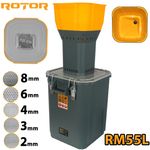 Casa si Gradina - Gradinarit si plante - Agricultura - Utilaje agricole - Moara electrica pentru cereale RM55L ROTOR, 19000 rot/min, 1500 W, 55 L - Infinity.ro