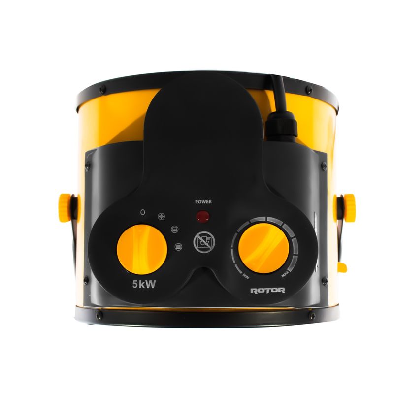 Electronice si Electrocasnice - Climatizare si sisteme de incalzire - Aparate incalzire aer - Aeroterme - Aeroterma electrica Rotor RH-50R2 5000 W, 3 trepte de putere , mufa trifazica - Infinity.ro