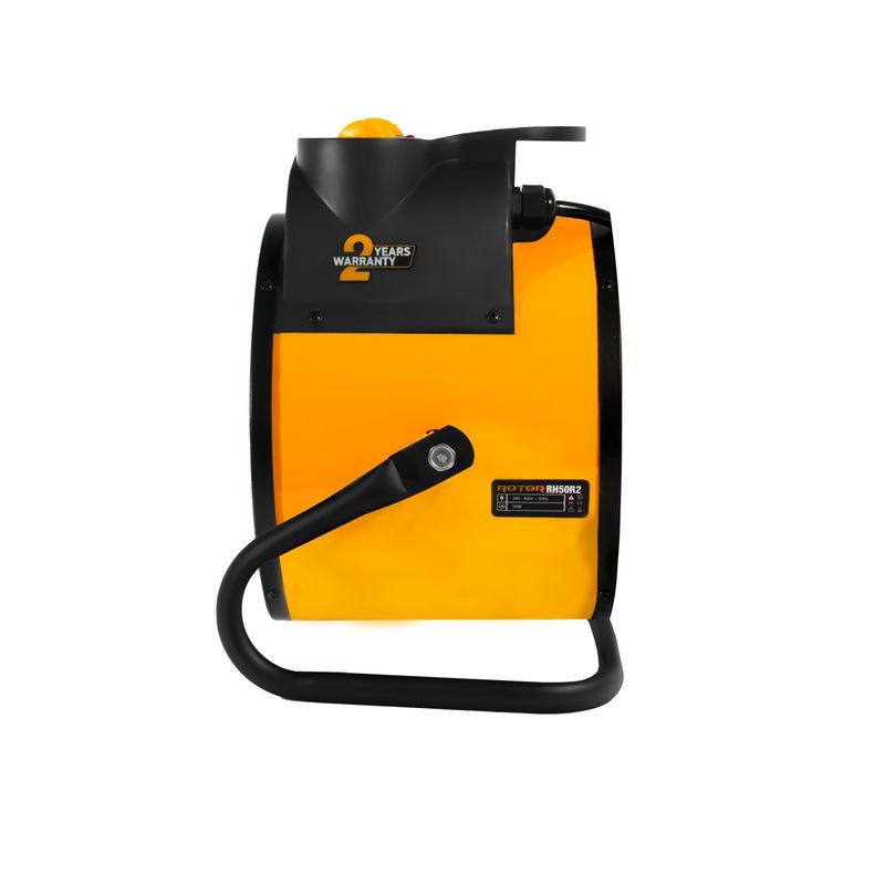 Electronice si Electrocasnice - Climatizare si sisteme de incalzire - Aparate incalzire aer - Aeroterme - Aeroterma electrica Rotor RH-50R2 5000 W, 3 trepte de putere , mufa trifazica - Infinity.ro