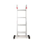 Casa si Gradina - Constructii - Scari si accesorii interioare - Scari aluminiu/ otel - Scara pliabila 4x4 din aluminiu KMP404B - Infinity.ro