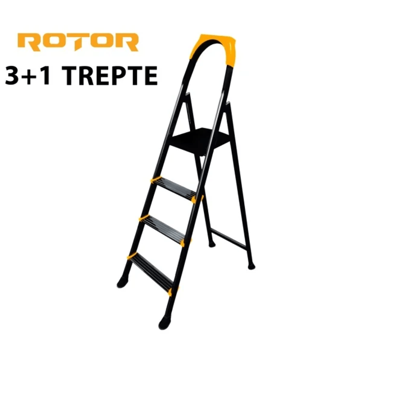 Scara Metalica Pliabila 3+1 Trepte ROTOR - Marketplace online Infinity.ro