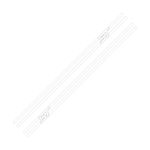 Auto si Moto - Piese auto si accesorii - Piese auto - Tuning - Sticker pentru capota auto, sau alt element de caroserie, cu dungi tuning, universal, Alb, 120x25 cm - Infinity.ro