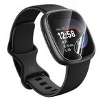Laptop, Telefoane si Tablete - Wearables si gadgeturi - Wearables - Accesorii wearables - Folie protectie, pentru Fitbit Sense 2 protectie ecran, din silicon - Infinity.ro