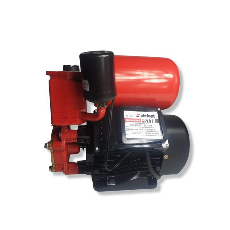 Casa si Gradina - Gradinarit si plante - Instalatii si accesorii pentru irigatii - Pompe apa - Mini Hidrofor Elefant PS170 fonta, silentios, 0.37 kW, turbina bronz, max 1.8 bari - Infinity.ro