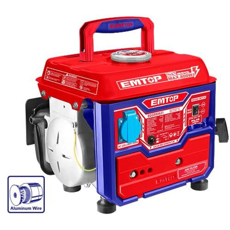 Casa si Gradina - Electrice - Generatoare electrice - Generator pe benzina 800W, rezervor 4L - EGGRR0821, EMTOP - Infinity.ro