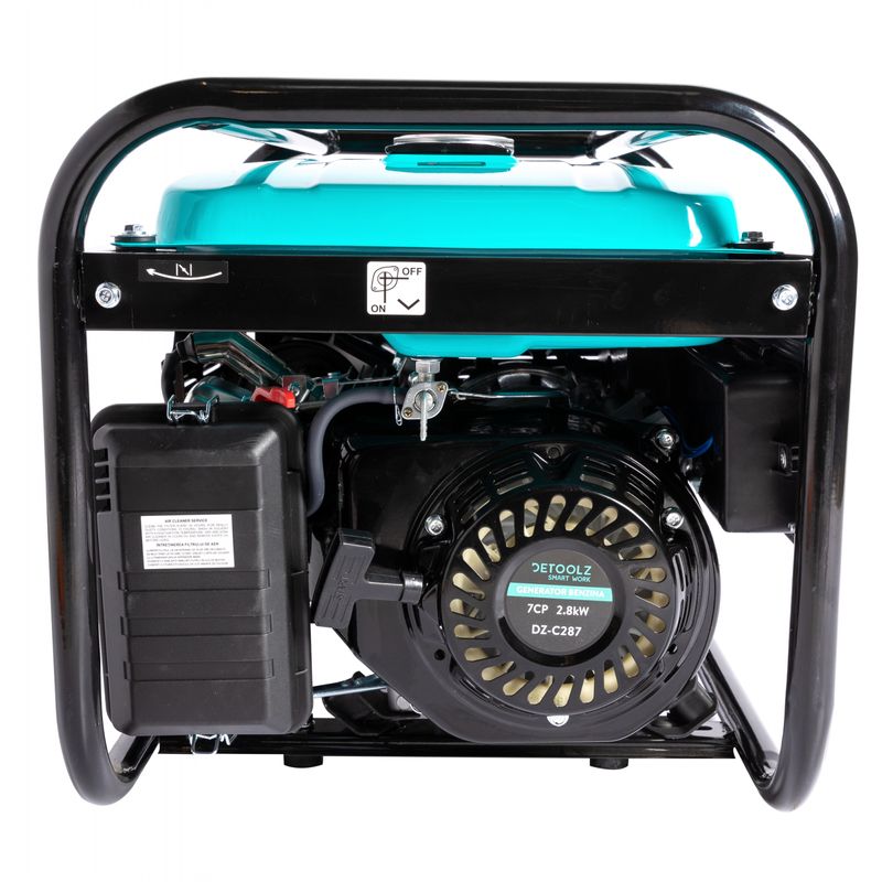Casa si Gradina - Electrice - Generatoare electrice - Generator pe benzina Detoolz DZ-C287, 7 Cp, 2.8 kW, 10 h, 2 timpi - Infinity.ro