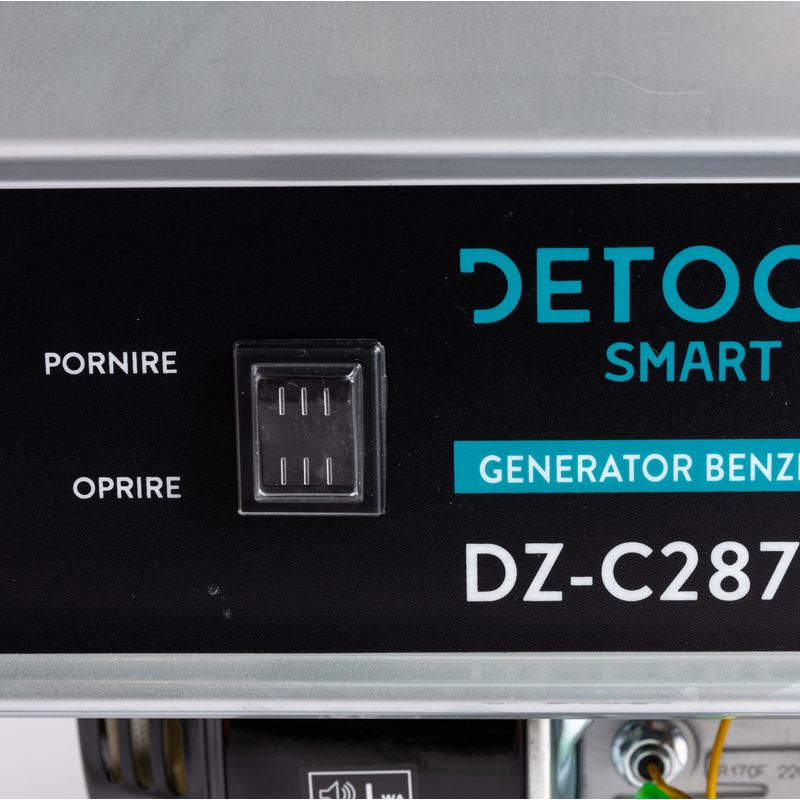 Casa si Gradina - Electrice - Generatoare electrice - Generator pe benzina Detoolz DZ-C287, 7 Cp, 2.8 kW, 10 h, 2 timpi - Infinity.ro