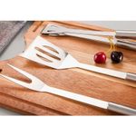 Casa si Gradina - Gradina si terasa - Gratare si accesorii - Accesorii gratare - Set 7 Ustensile pentru Gratar, Flippy, din Otel Inoxidabil, Geanta Oxford, Argintiu - Infinity.ro