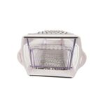 Casa si Gradina - Bucatarie si vesela - Ustensile bucatarie - Razatori si curatatoare - Razatoare de bucatarie cu cutie colectoare Flippy, doua tipuri de lame, carcasa inox si ABS, design practic, alb - Infinity.ro