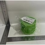 Casa si Gradina - Bucatarie si vesela - Ustensile bucatarie - Forme prajituri - Set 7 Forme de Prajituri, Flippy, Model Emoticoane Smiley Face, Diferite Expresii, 7.7 x 1.5 cm, din PP, Verde - Infinity.ro