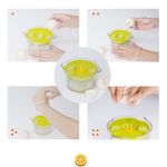 Electronice si Electrocasnice - Electrocasnice bucatarie - Preparare bauturi - Storcatoare de fructe - Storcator de Fructe 2 in 1, Flippy, cu Razatoare si Separator Ou, 14.8 x 8 x 13 cm, Verde - Infinity.ro