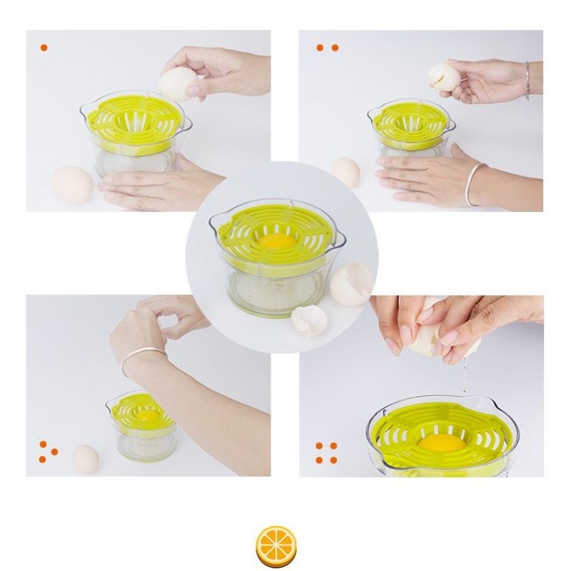 Electronice si Electrocasnice - Electrocasnice bucatarie - Preparare bauturi - Storcatoare de fructe - Storcator de Fructe 2 in 1, Flippy, cu Razatoare si Separator Ou, 14.8 x 8 x 13 cm, Verde - Infinity.ro