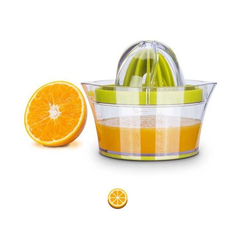 Electronice si Electrocasnice - Electrocasnice bucatarie - Preparare bauturi - Storcatoare de fructe - Storcator de Fructe 2 in 1, Flippy, cu Razatoare si Separator Ou, 14.8 x 8 x 13 cm, Verde - Infinity.ro