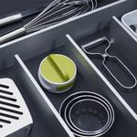 Casa si Gradina - Bucatarie si vesela - Ustensile bucatarie - Desfacatoare conserve - Desfacator Manual de Conserve si Sticle, Flippy, 6.8 x 4.8 cm, din ABS + Otel, Verde/Alb - Infinity.ro