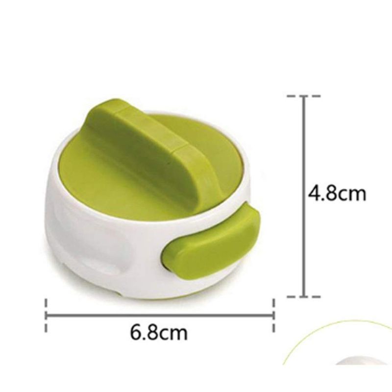 Casa si Gradina - Bucatarie si vesela - Ustensile bucatarie - Desfacatoare conserve - Desfacator Manual de Conserve si Sticle, Flippy, 6.8 x 4.8 cm, din ABS + Otel, Verde/Alb - Infinity.ro
