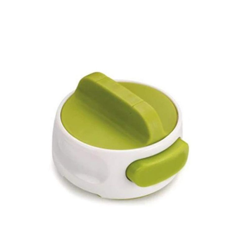 Casa si Gradina - Bucatarie si vesela - Ustensile bucatarie - Desfacatoare conserve - Desfacator Manual de Conserve si Sticle, Flippy, 6.8 x 4.8 cm, din ABS + Otel, Verde/Alb - Infinity.ro