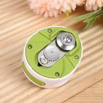 Casa si Gradina - Bucatarie si vesela - Ustensile bucatarie - Desfacatoare conserve - Desfacator Manual de Conserve si Sticle, Flippy, 6.8 x 4.8 cm, din ABS + Otel, Verde/Alb - Infinity.ro