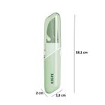 Casa si Gradina - Bucatarie si vesela - Vesela si tacamuri - Cutite si seturi de cutite - Cutit de Fructe Multifunctional, Flippy, Razatoare, Curatator Fructe-Legume, Deschizator de Sticle, 18.1x3.8x2cm, Verde - Infinity.ro