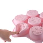 Casa si Gradina - Bucatarie si vesela - Vase pentru gatit - Tavi copt - Forme de Silicon pentru Copt, Flippy, 7 Forme Rotiunde, pentru Burgeri si Prajituri, 38.5 x 4 cm, Roz - Infinity.ro