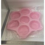 Casa si Gradina - Bucatarie si vesela - Vase pentru gatit - Tavi copt - Forme de Silicon pentru Copt, Flippy, 7 Forme Rotiunde, pentru Burgeri si Prajituri, 38.5 x 4 cm, Roz - Infinity.ro