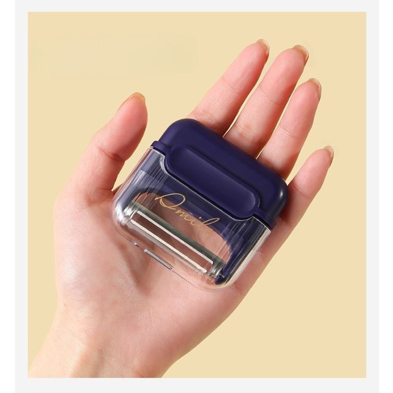 Casa si Gradina - Bucatarie si vesela - Ustensile bucatarie - Razatori si curatatoare - Decojitor/Curatator manual de legume si fructe, Flippy, portabil, cu magnet, doua lame, Inox, Mov, 6.7x6x1.6 cm - Infinity.ro