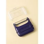 Casa si Gradina - Bucatarie si vesela - Ustensile bucatarie - Razatori si curatatoare - Decojitor/Curatator manual de legume si fructe, Flippy, portabil, cu magnet, doua lame, Inox, Mov, 6.7x6x1.6 cm - Infinity.ro