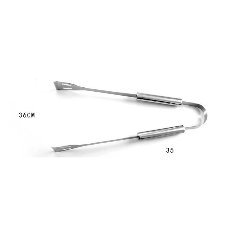 Casa si Gradina - Gradina si terasa - Gratare si accesorii - Accesorii gratare - Set 16 Ustensile pentru Gratar, Flippy, din Otel Inoxidabil, Geanta Oxford, Argintiu - Infinity.ro