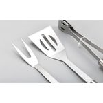 Casa si Gradina - Gradina si terasa - Gratare si accesorii - Accesorii gratare - Set 16 Ustensile pentru Gratar, Flippy, din Otel Inoxidabil, Geanta Oxford, Argintiu - Infinity.ro